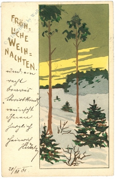 weihnachten: landschaft