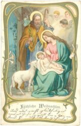 weihnachten: heilige familie