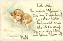 weihnachten: zwei engel