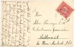 weihnachten: verschneites haus