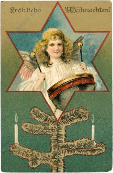 weihnachten: engel mit trommel weihnachten: engel mit trommel