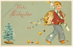 weihnachten: junge verliert nüsse
