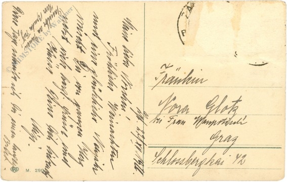 weihnachten: mädchen mit korb und baum