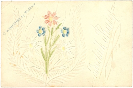 reliefkarte blumen