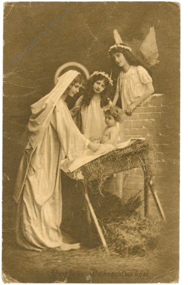 weihnachten: krippenszene