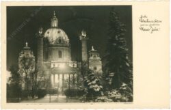 weihnachten: kirchenansicht