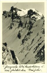 weihnachten: verschneite berge