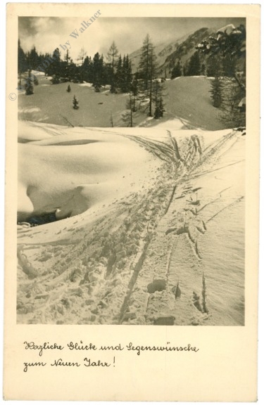 weihnachten: verschneite berge