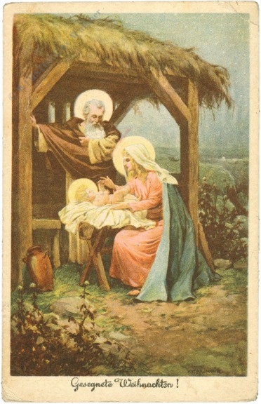 weihnachten: heilige familie