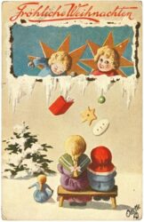 weihnachten: kinder und engel