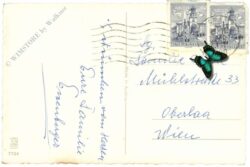 weihnachten: verschneites dorf