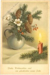 weihnachten: weihnachtliches gesteck