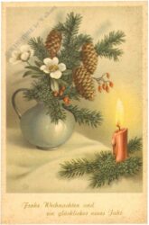 weihnachten: weihnachtliches gesteck