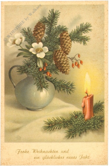 weihnachten: weihnachtliches gesteck