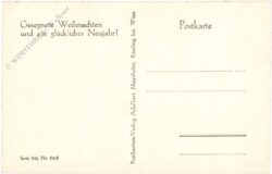 weihnachten: verschneiter ort