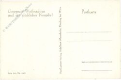 weihnachten: verschneiter ort