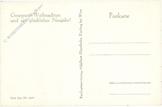weihnachten: verschneiter ort