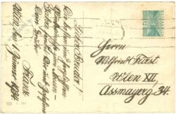 weihnachten: verschneites häuschen bei nacht