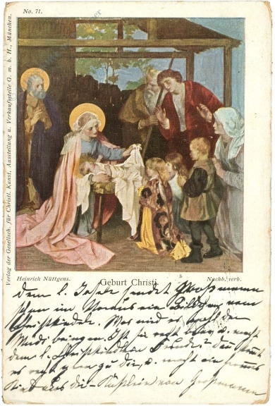 weihnachten: heilige familie