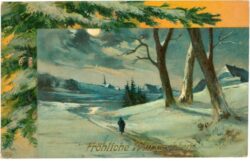 weihnachten: winterlandschaft
