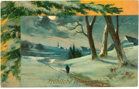 weihnachten: winterlandschaft
