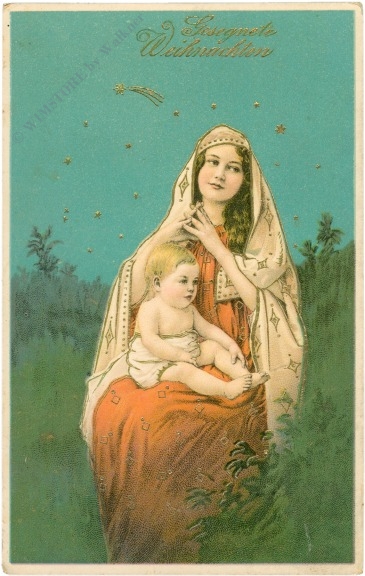 weihnachten: maria mit jesukind