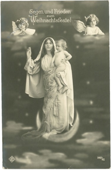 weihnachten: maria und jesus