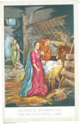 weihnachten: krippenszene