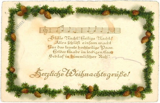 weihnachten: liedtext von stille nacht