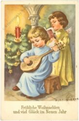 weihnachten: engel musizieren