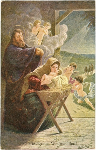 weihnachten: heilige familie