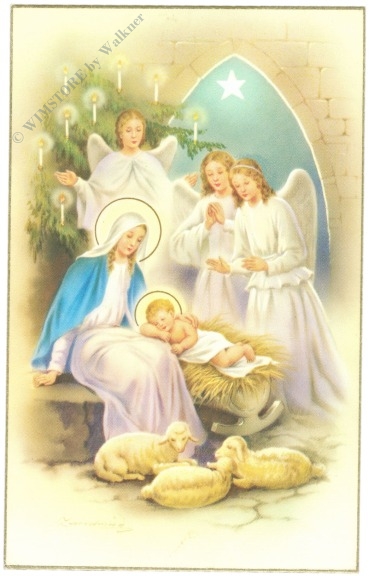 weihnachten: krippenszene