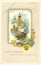 weihnachten: kirchenansicht
