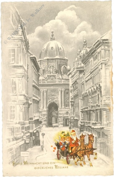 weihnachten: wien michaelertor