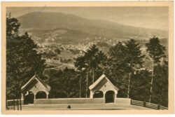 baden baden, panorama von der aussichtsplatte der merkurbahn