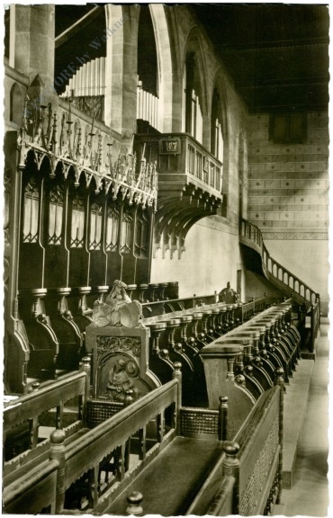 alpirsbach, chorgestühl in der klosterkirche