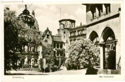 heidelberg, der schlosshof