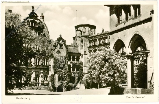heidelberg, der schlosshof