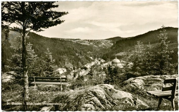 st. blasien, blick vom weissenstein st. blasien, blick vom weissenstein