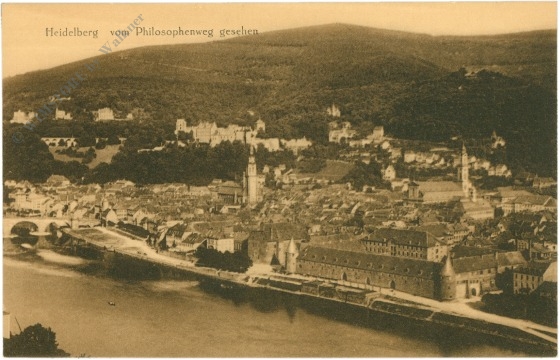 heidelberg, vom philosophenweg gesehen