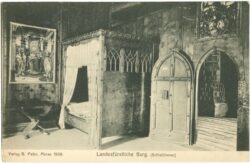meran, schloss katzenstein, schlafzimmer