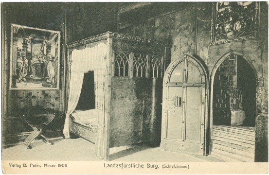 meran, schloss katzenstein, schlafzimmer