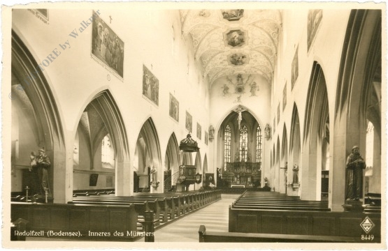 radolfzell, inneres des münsters radolfzell, inneres des münsters