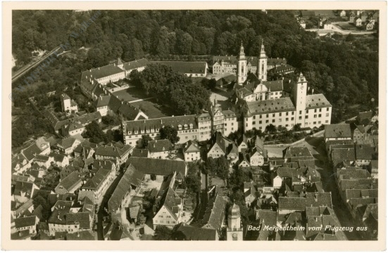 bad mergentheim, vom flugzeug aus