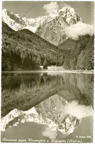 riessersee, gegen warzenstein u. zugspitze riessersee, gegen warzenstein u. zugspitze