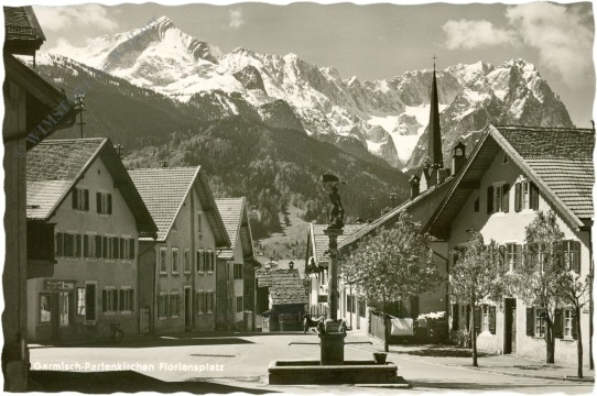 garmisch partenkirchen, floriansplatz