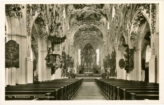 rottenbuch, kircheninneres