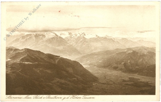 steinernes meer, blick v. breithorn g.d. hohen tauern