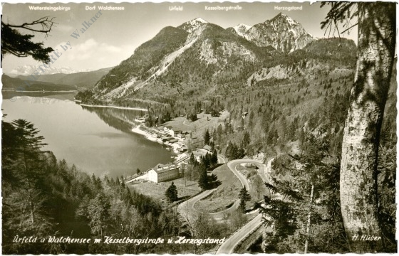 urfeld, u. walchsee m. kesselbergstraße u. herzogstand