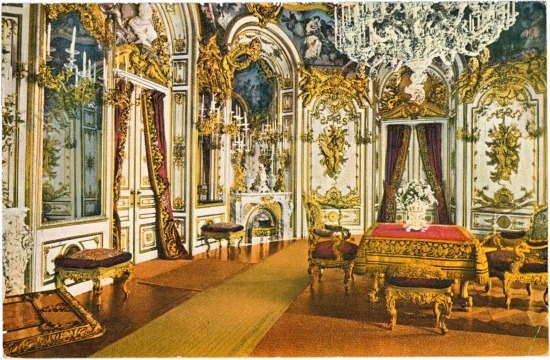 herrenchiemsee, schloss, speisezimmer
